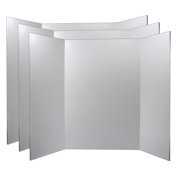 Ghostline White Foam Presentation Board, 0.5in Grid 28x22in, PK3